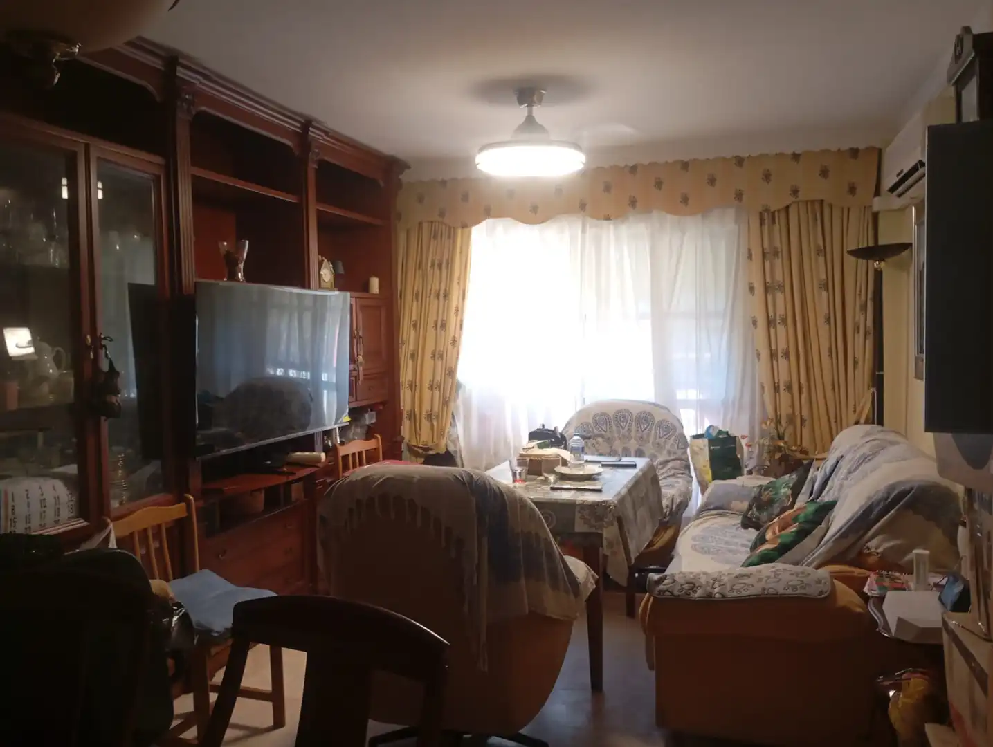 Sala de estar de Piso en venta en Sevilla con Aire acondicionado, Terraza y Balcón