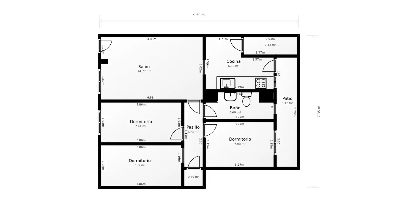 Flat for sale in Alboraya  with Air Conditioner