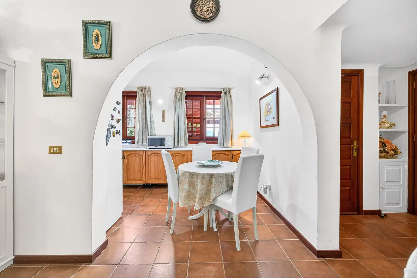 Menjador de Casa o xalet en venda en San Miguel de Abona amb Aire condicionat, Jardí privat i Moblat
