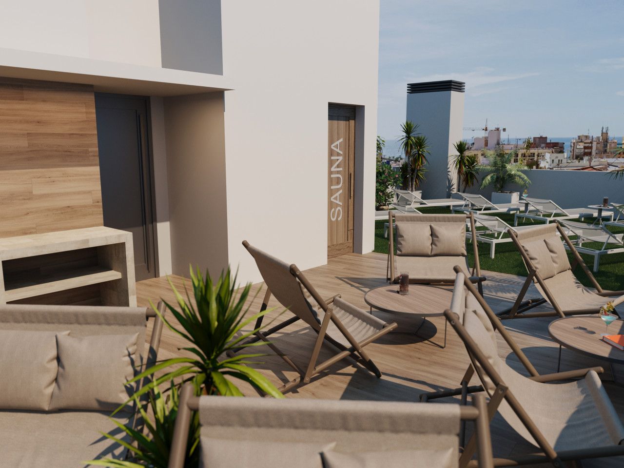 Terrace of Flat for sale in Torrevieja  with Heating, Terrace and Swimming Pool
