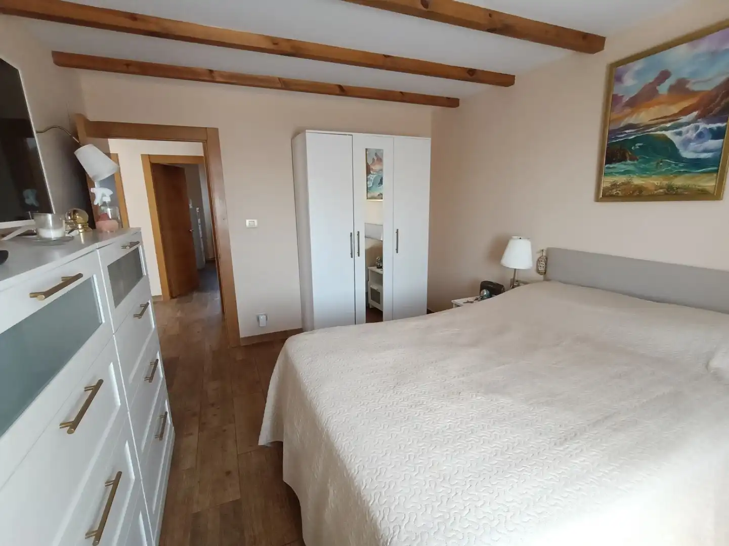 Dormitori de Casa o xalet en venda en Las Rozas de Valdearroyo  amb Calefacció i Jardí privat
