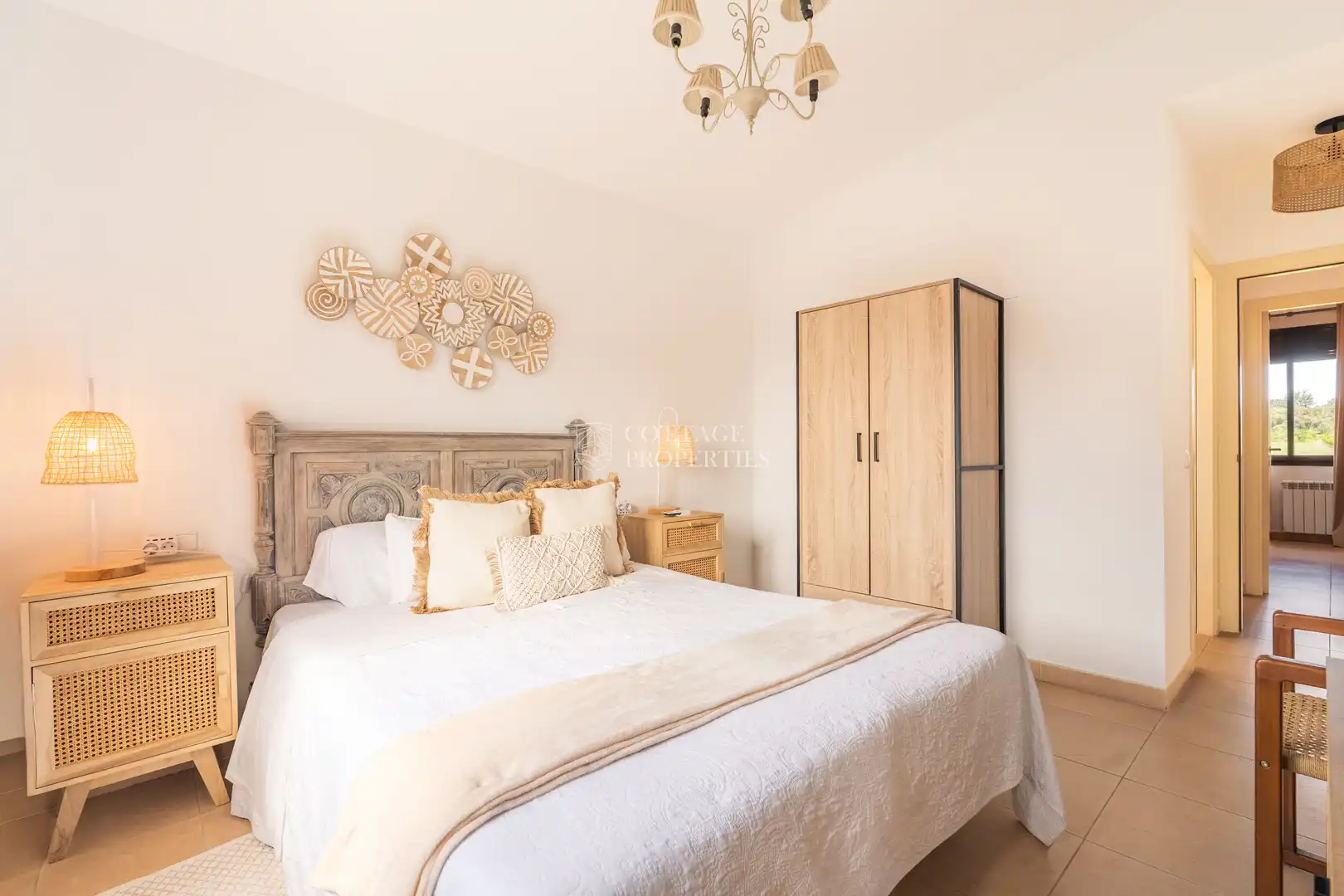 Bedroom of Houses for sale in Madremanya  with Air Conditioner, Heating and Terrace