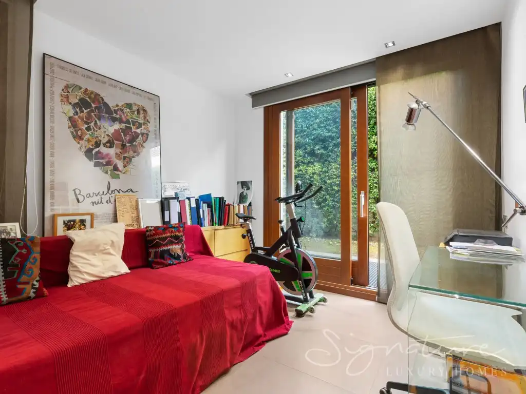 Habitación de Casa o chalet en venta en Sant Cugat del Vallès con Aire acondicionado, Jardín privado y Terraza
