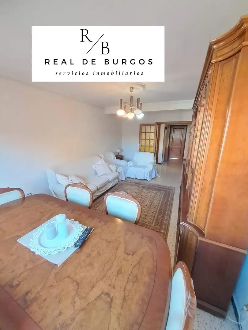 Living room of Flat for rent in Valladolid  with Heating, Terrace and Furnished