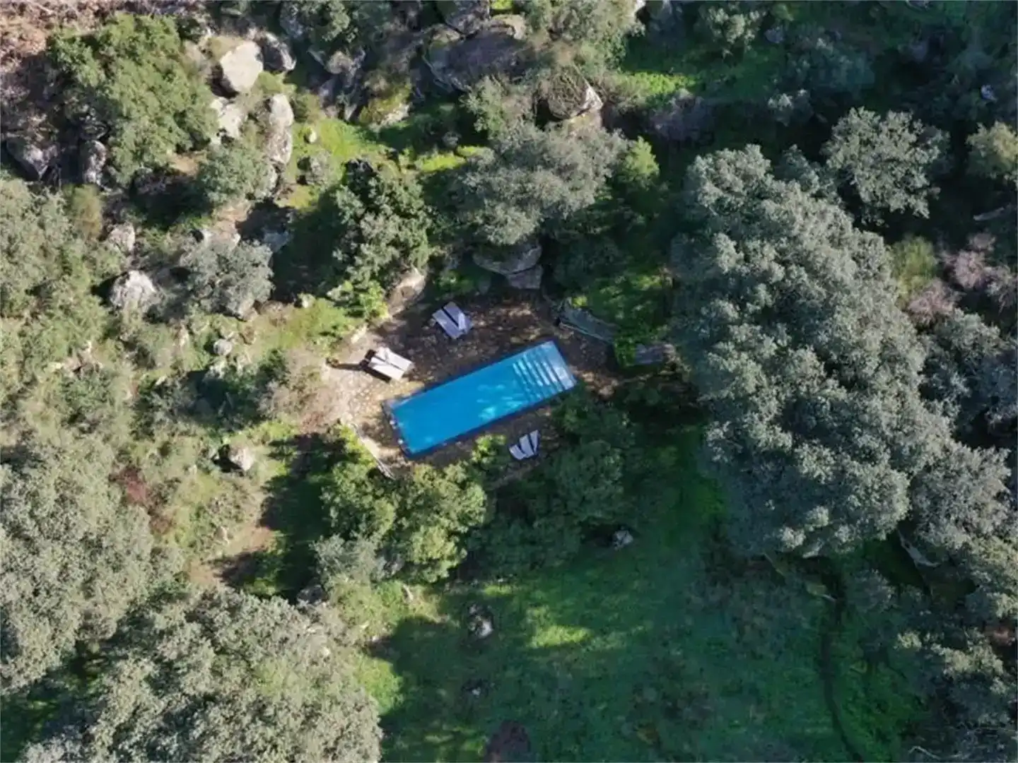 Piscina de Casa o chalet en venta en Montánchez con Jardín privado, Piscina y Balcón