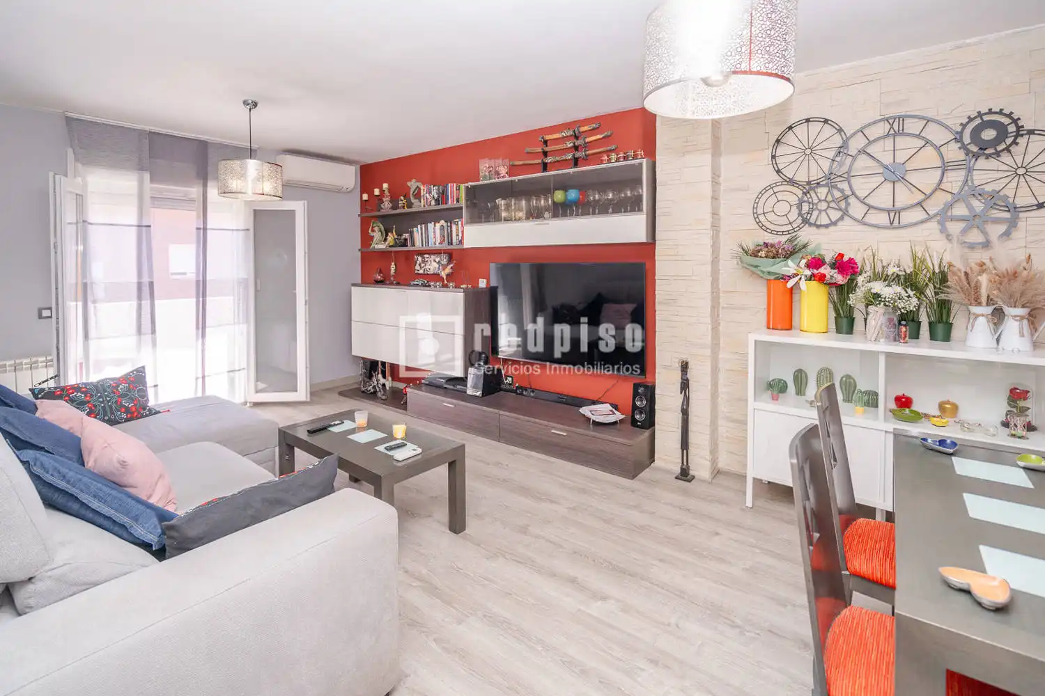 Sala de estar de Piso en venta en Humanes de Madrid con Aire acondicionado, Calefacción y Terraza