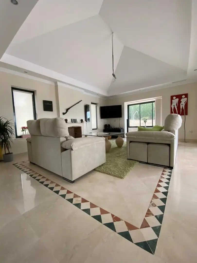 Sala d'estar de Casa o xalet en venda en Arcos de la Frontera amb Aire condicionat, Calefacció i Jardí privat