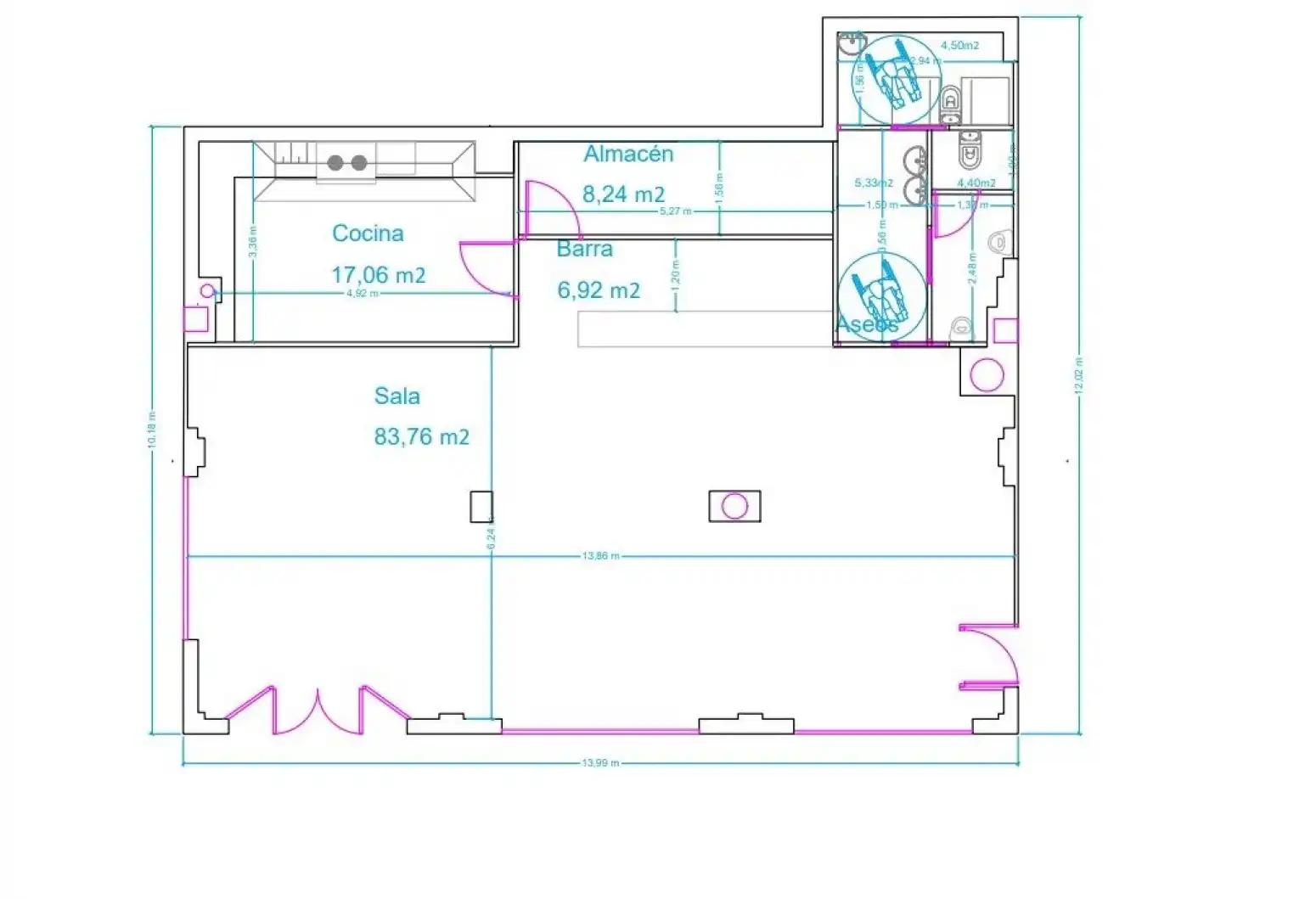 Local comercial en venta en Valencia - Calle PIO IX, imagen 4
