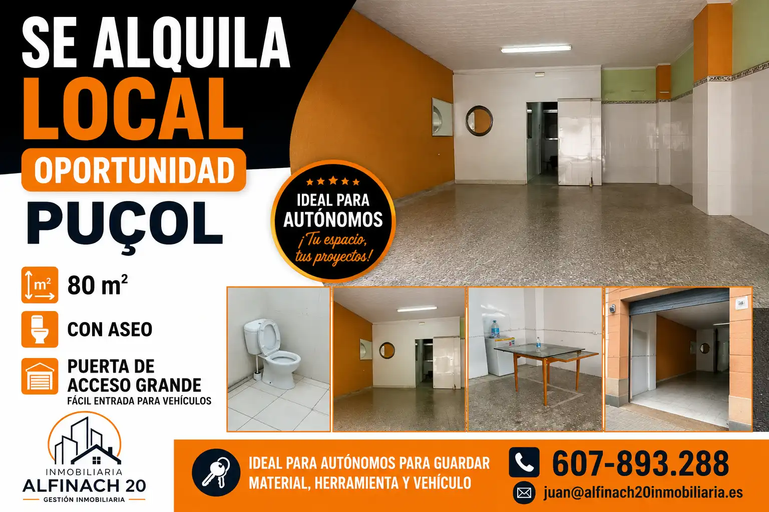 Local comercial en alquiler en Zona Alta
