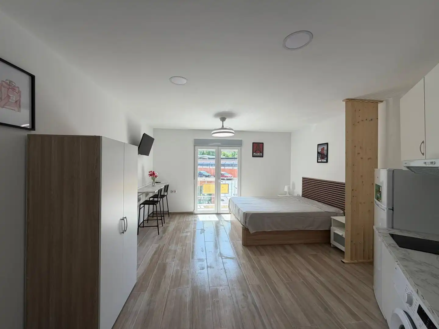 Schlafzimmer von Wohnung zur Miete in Fuenlabrada mit Klimaanlage, Heizung und Terrasse