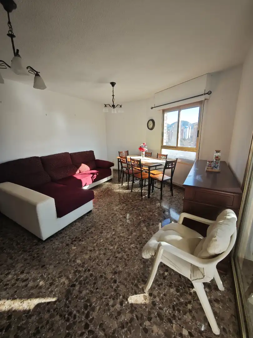 Living room of Flat for sale in Benidorm  with Terrace, Storage room and Furnished