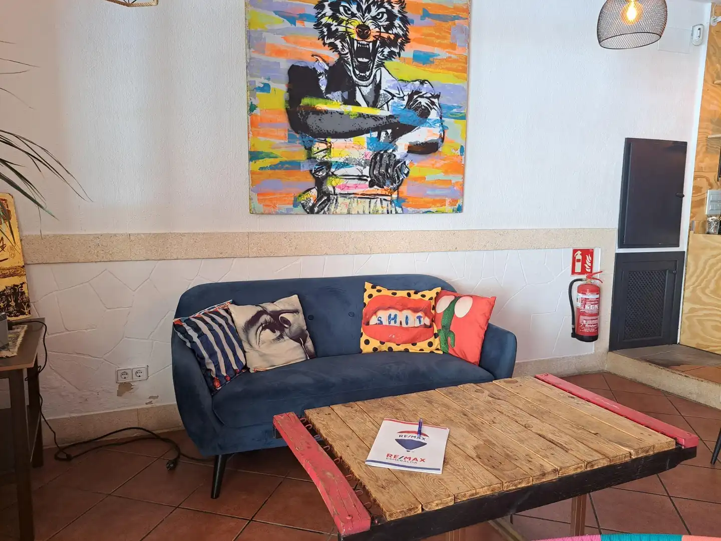 Sala de estar de Local de alquiler en Santa María del Camí con Amueblado
