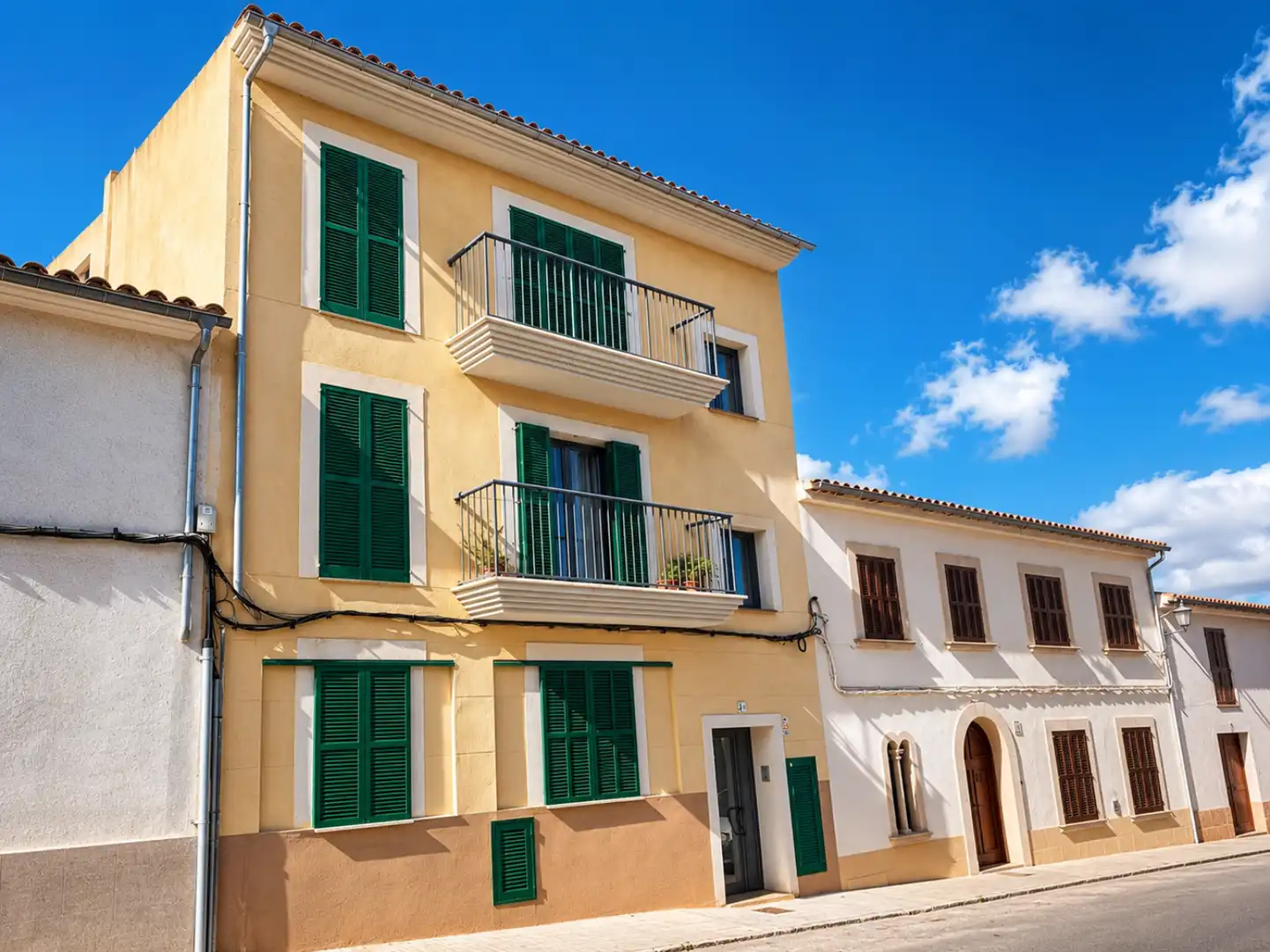 Außenansicht von Wohnung zur Miete in Sant Joan mit Klimaanlage, Terrasse und Möbliert