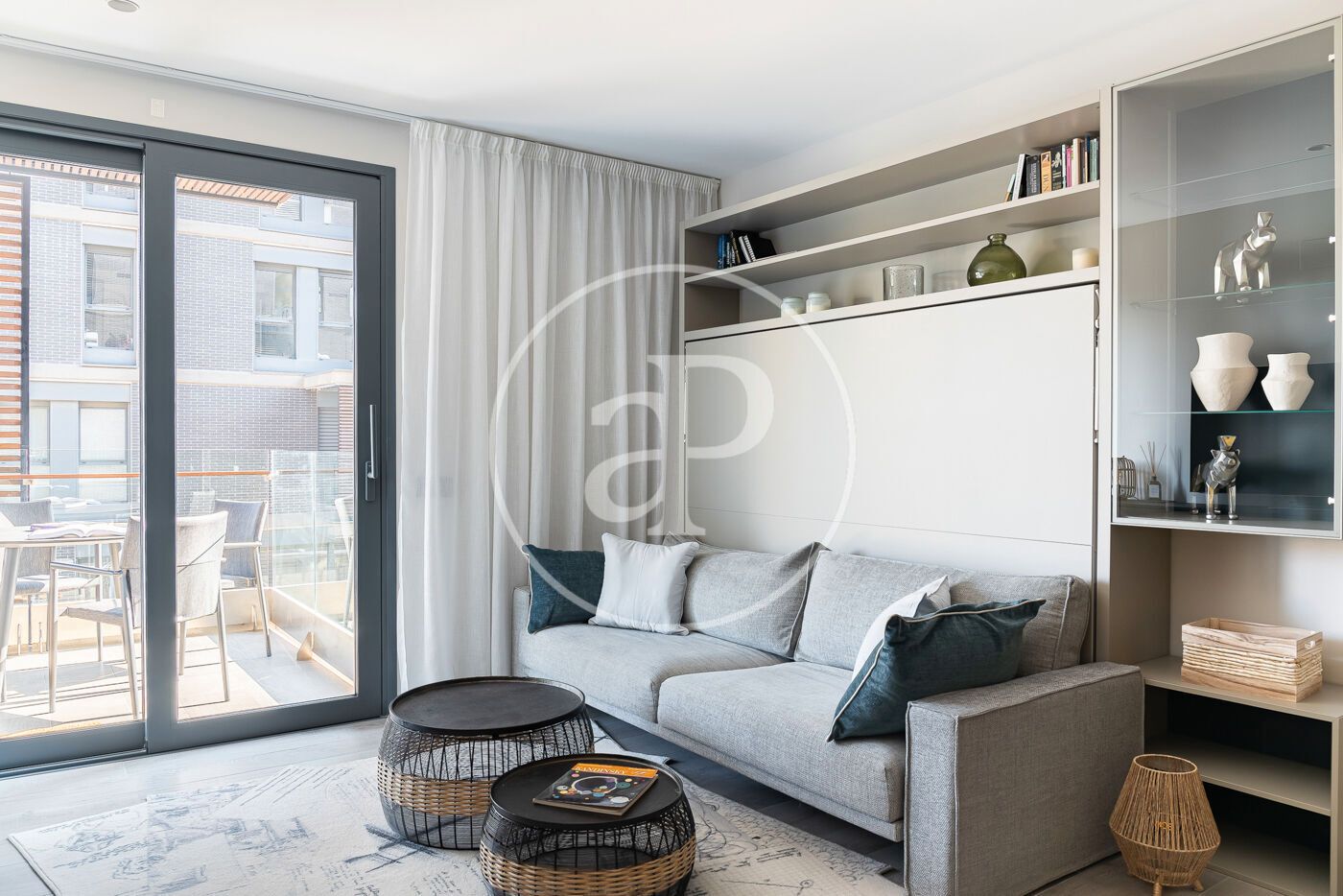 Living room of Flat for sale in Esplugues de Llobregat  with Air Conditioner, Heating and Private garden