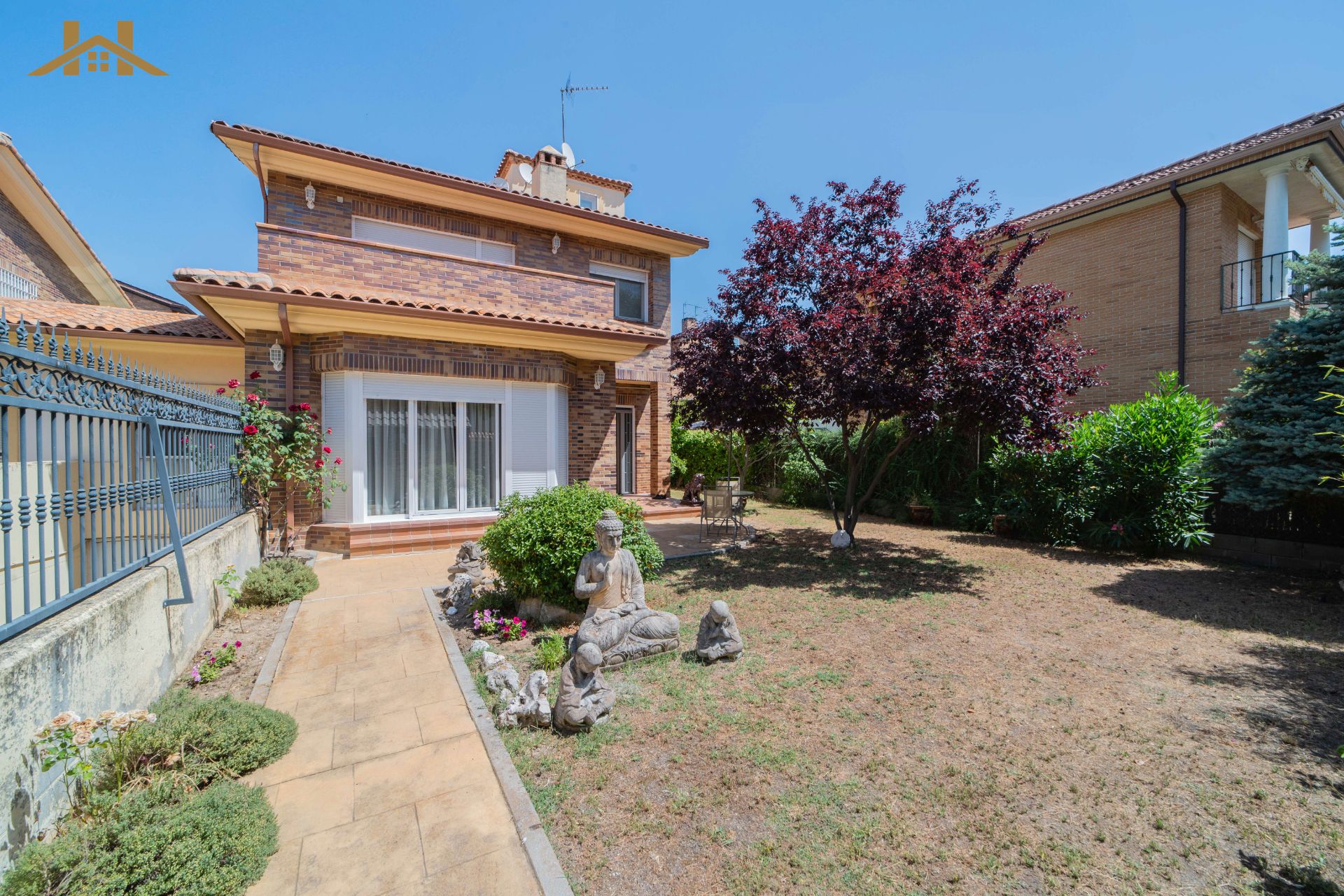 Jardín de Casa o chalet en venta en Villanueva de la Cañada con Aire acondicionado, Calefacción y Balcón