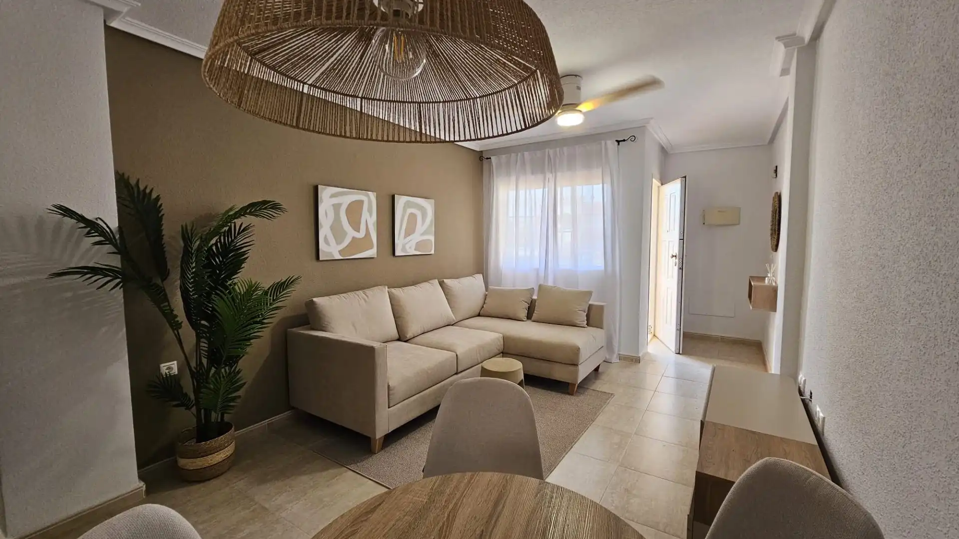 Wohnzimmer von Haus oder Chalet zur Miete in Orihuela mit Klimaanlage, Heizung und Möbliert
