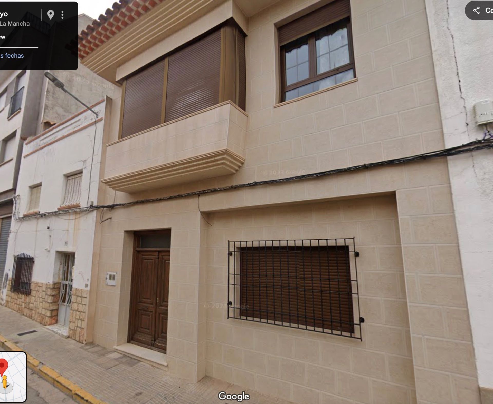Vista exterior de Casa adosada en venda en Villarrobledo amb Aire condicionat, Calefacció i Parquet