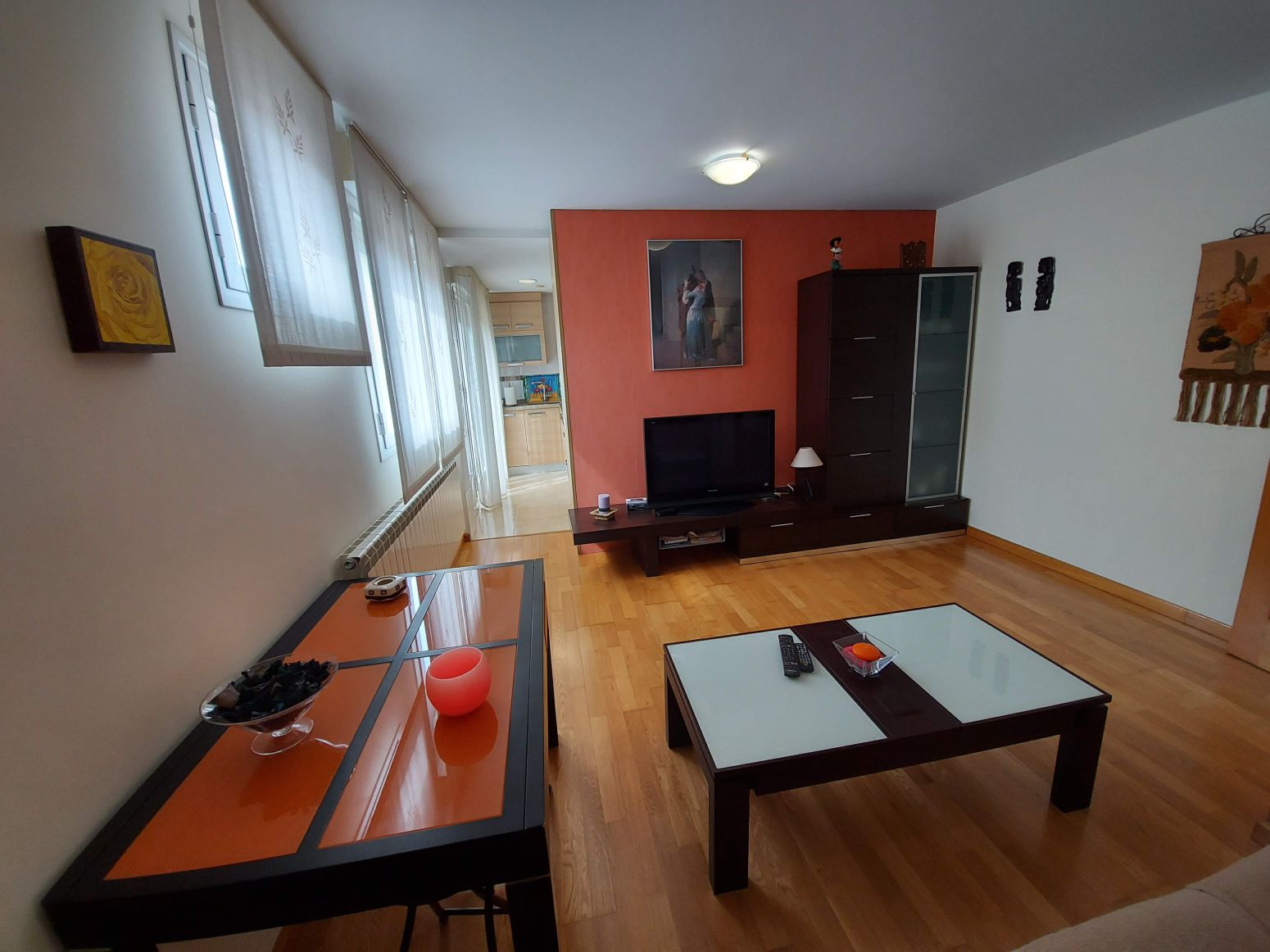 Living room of Flat for sale in Villamediana de Iregua  with Heating, Parquet flooring and Storage room