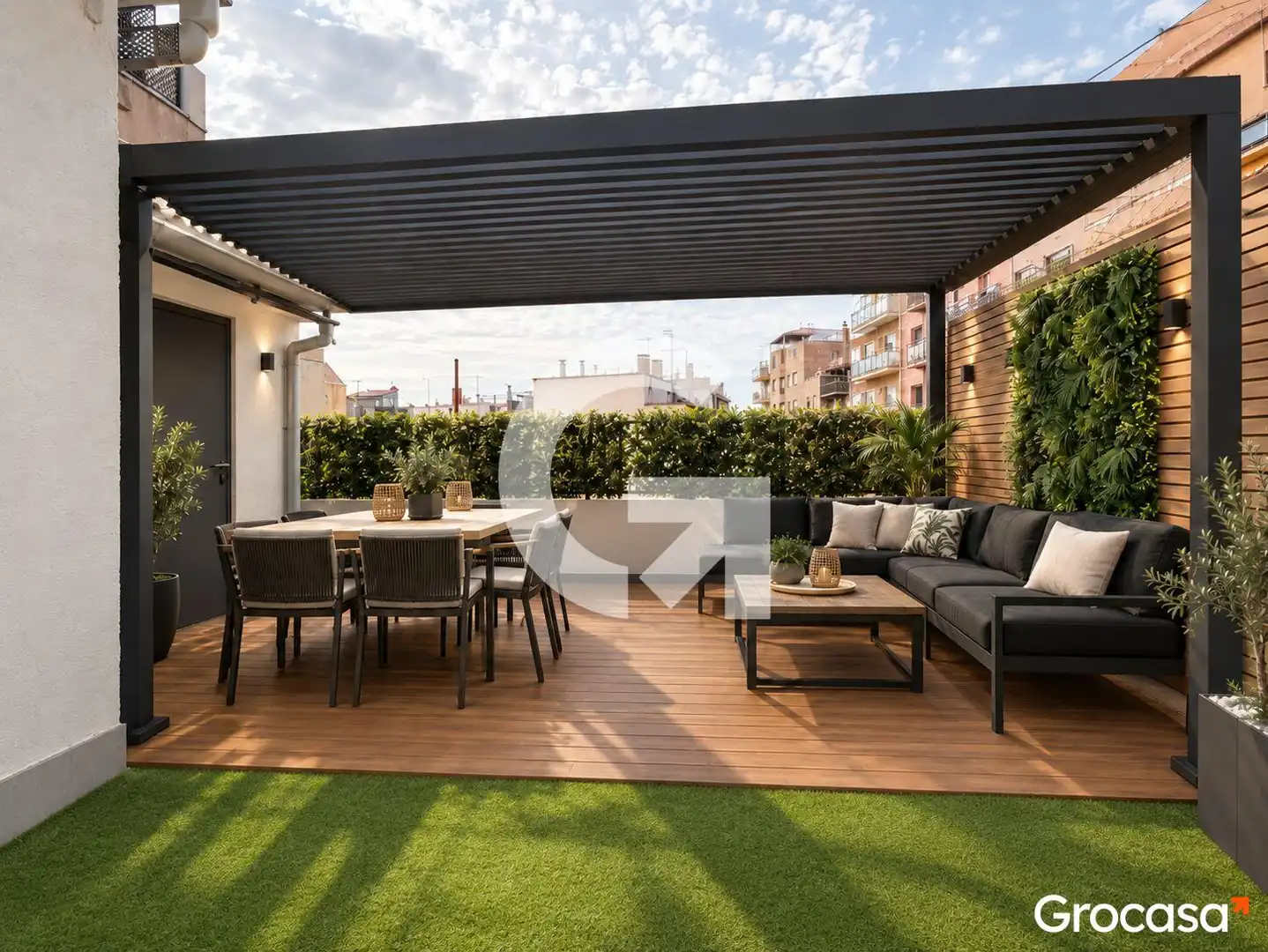 Terrace of Flat for sale in Mataró  with Air Conditioner, Heating and Terrace