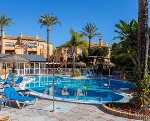 Swimming pool of Apartment to rent in Mijas  with Air Conditioner, Private garden and Terrace