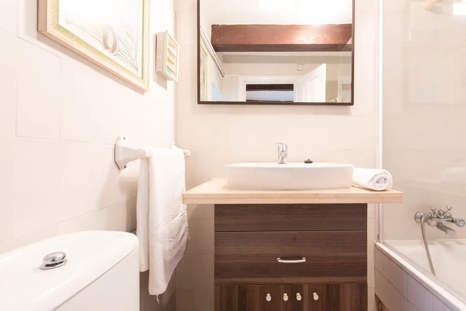 Baño de Casa o chalet de alquiler en Redondela con Calefacción, Jardín privado y Parquet
