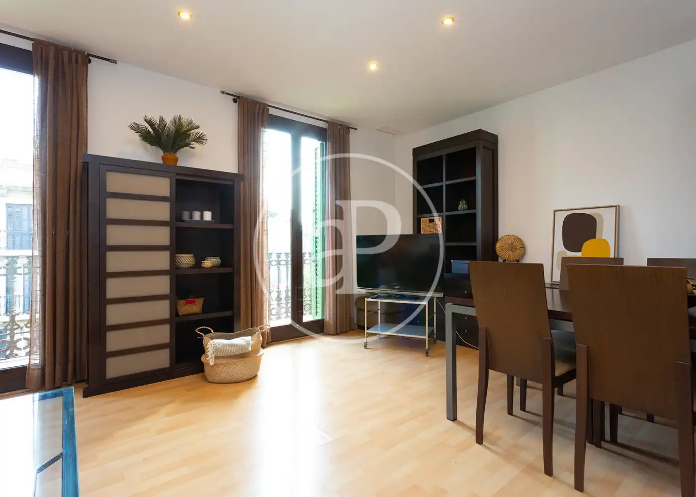 Sala de estar de Piso en venta en Barcelona con Aire acondicionado, Calefacción y Balcón
