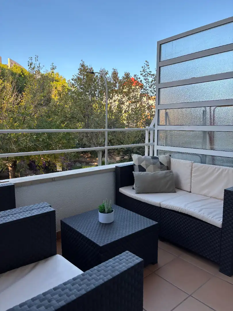 Terraza de Apartamento de alquiler en L'Alfàs del Pi con Aire acondicionado, Calefacción y Terraza