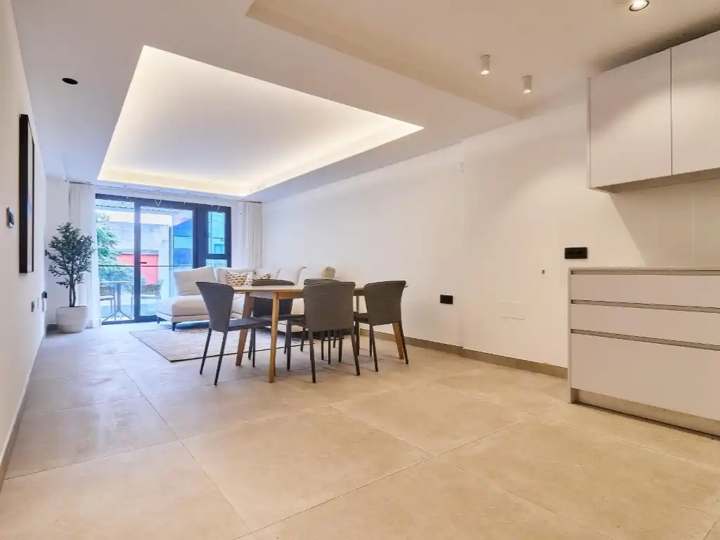Esszimmer von Wohnung zum Verkauf in Fuengirola mit Klimaanlage, Terrasse und Ofen