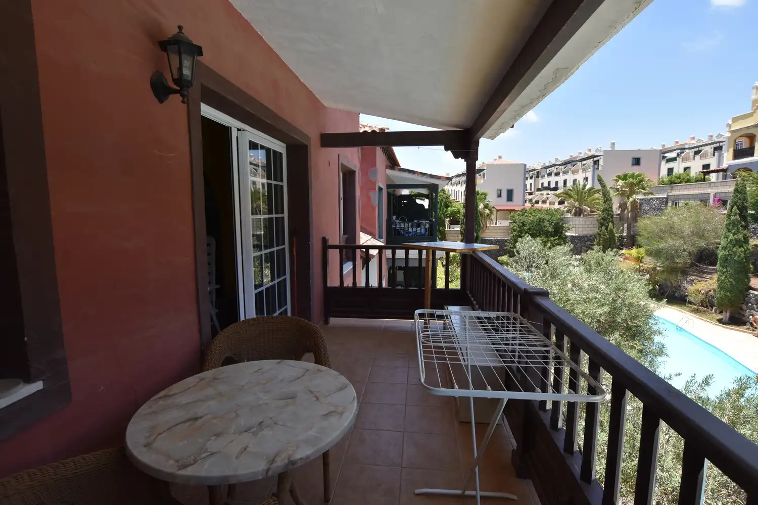 Terraza de Apartamento en venta en San Miguel de Abona con Trastero, Piscina y Amueblado