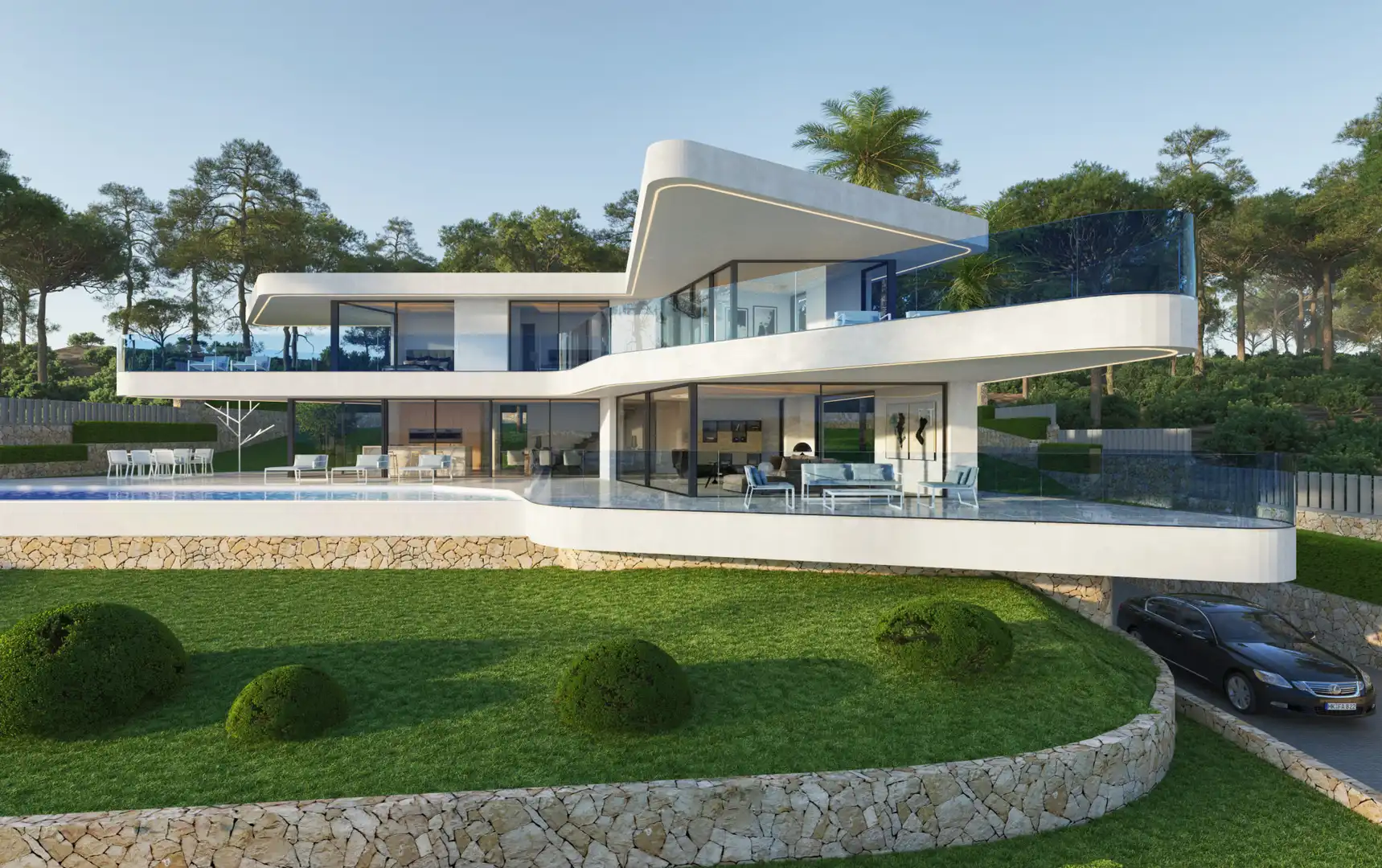 Exterior view of Houses for sale in Jávea / Xàbia  with Air Conditioner, Heating and Private garden