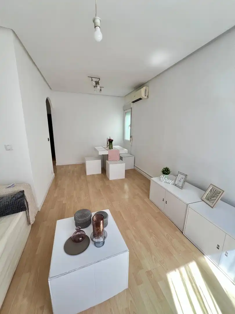 Sala d'estar de Apartament de lloguer en Madrid amb Aire condicionat i Calefacció