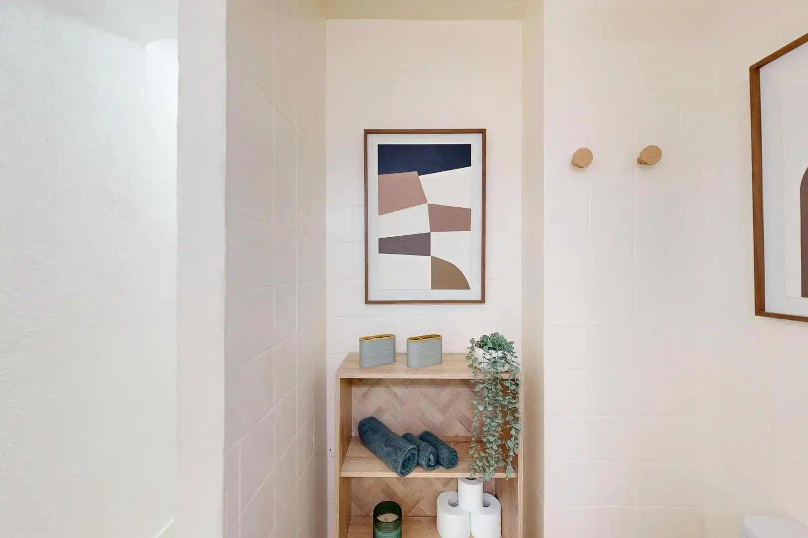 Badezimmer von Wohnung zum Verkauf in Cartagena mit Klimaanlage, Heizung und Balkon