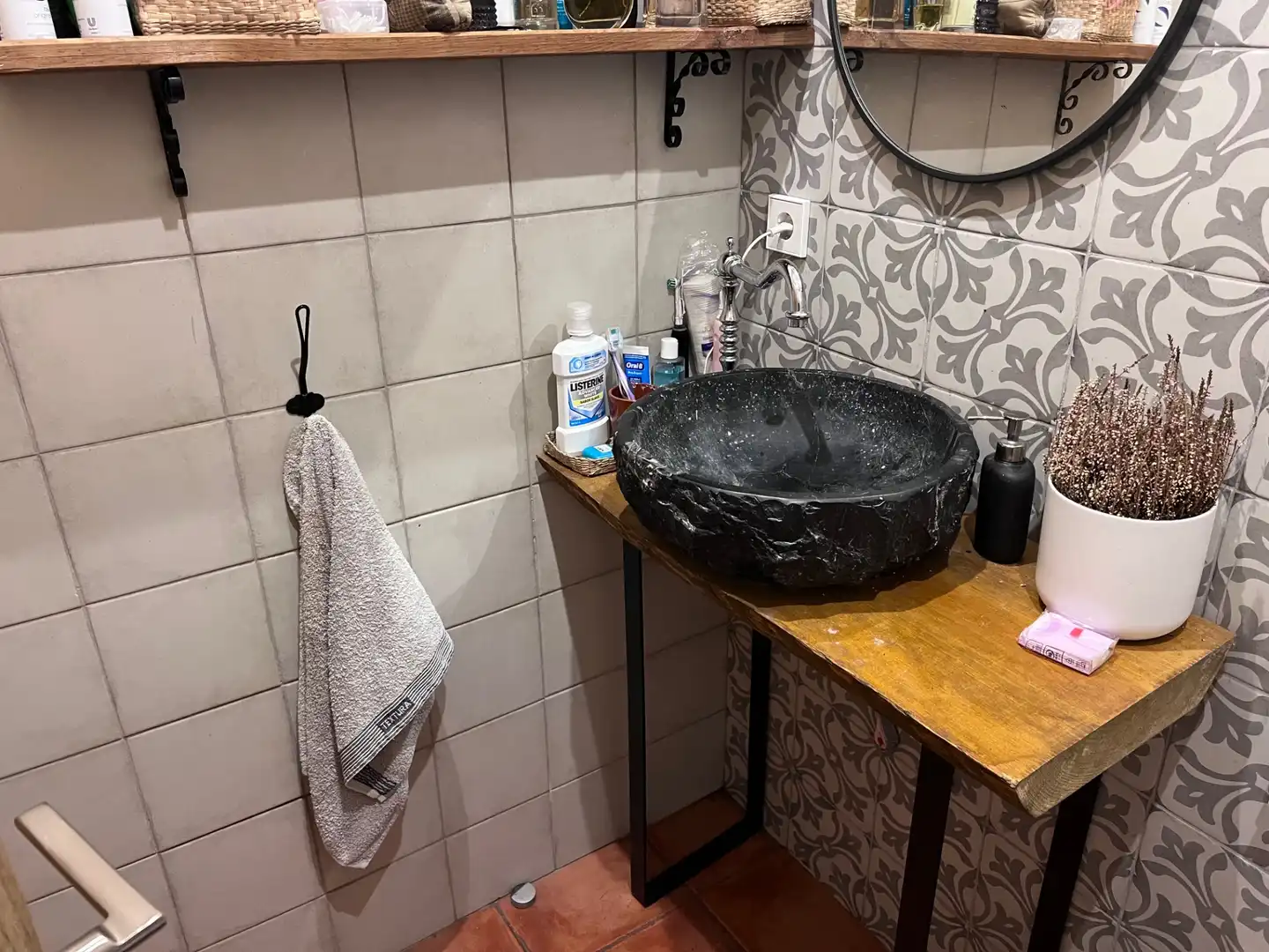 Badezimmer von Haus oder Chalet zum Verkauf in Vilassar de Dalt mit Terrasse und Ofen
