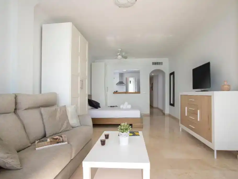 Sala d'estar de Apartament de lloguer en Torreblanca del Sol