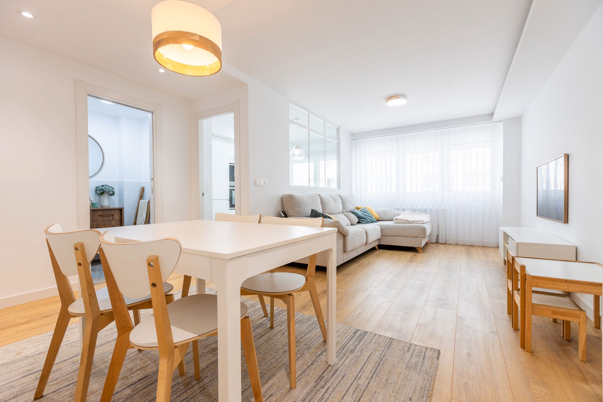 Living room of Flat for sale in A Coruña Capital   with Heating, Terrace and Storage room