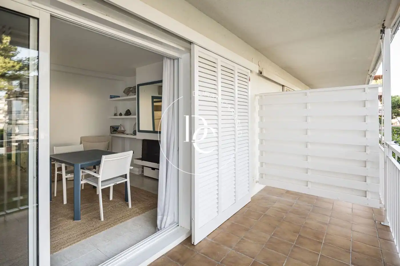 Terrasse von Wohnung zum Verkauf in Sitges mit Klimaanlage, Heizung und Privatgarten