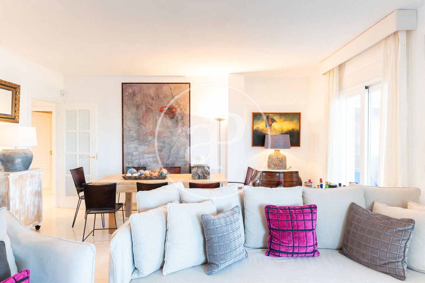 Sala de estar de Piso en venta en  Palma de Mallorca con Aire acondicionado, Calefacción y Jardín privado