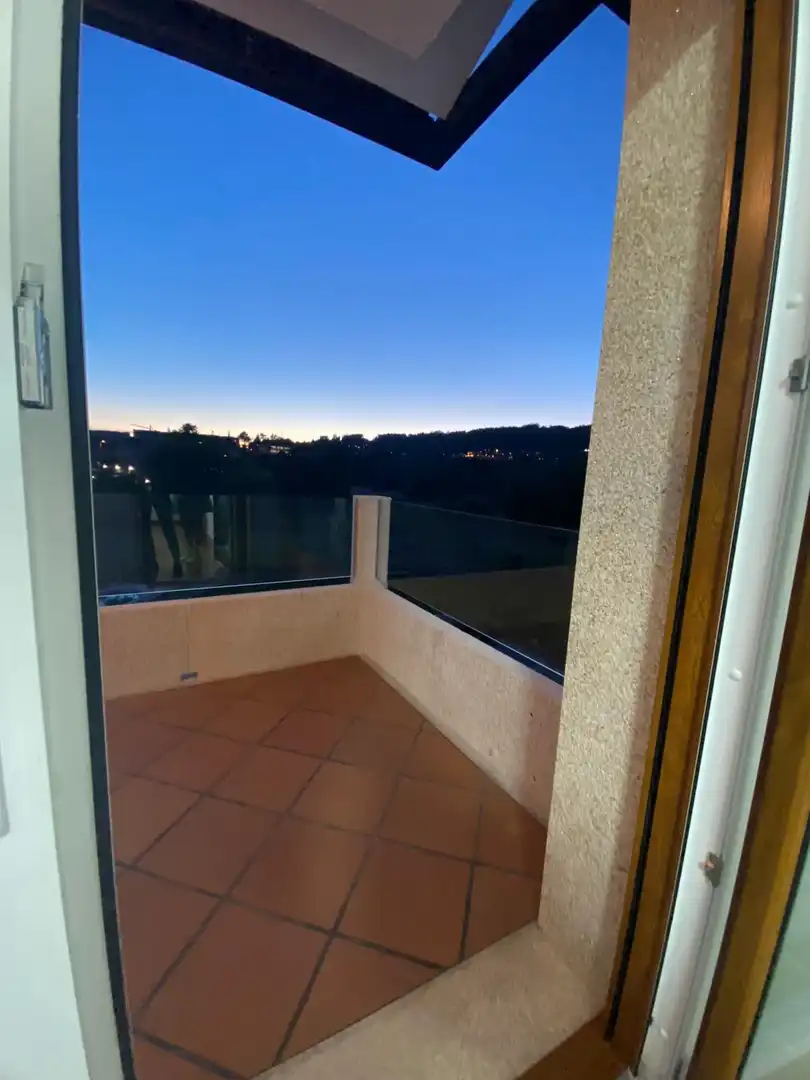 Balcony of Houses for rent in Sanxenxo  with Private garden, Parquet flooring and Terrace
