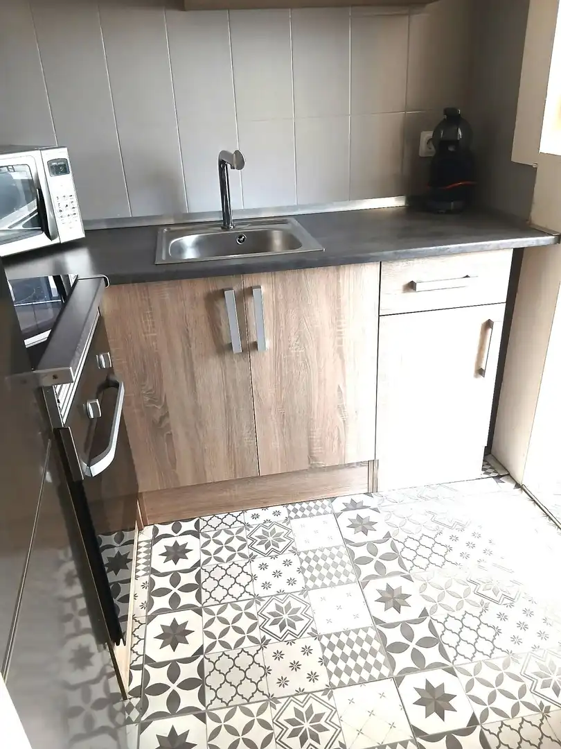 Küche von Wohnung zur Miete in Salou mit Klimaanlage und Terrasse