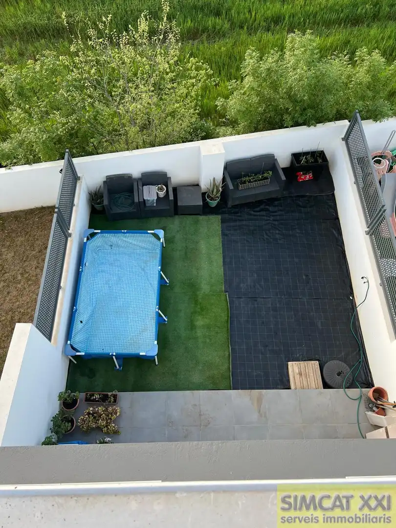 Terraza de Casa o chalet en venta en Figueres
