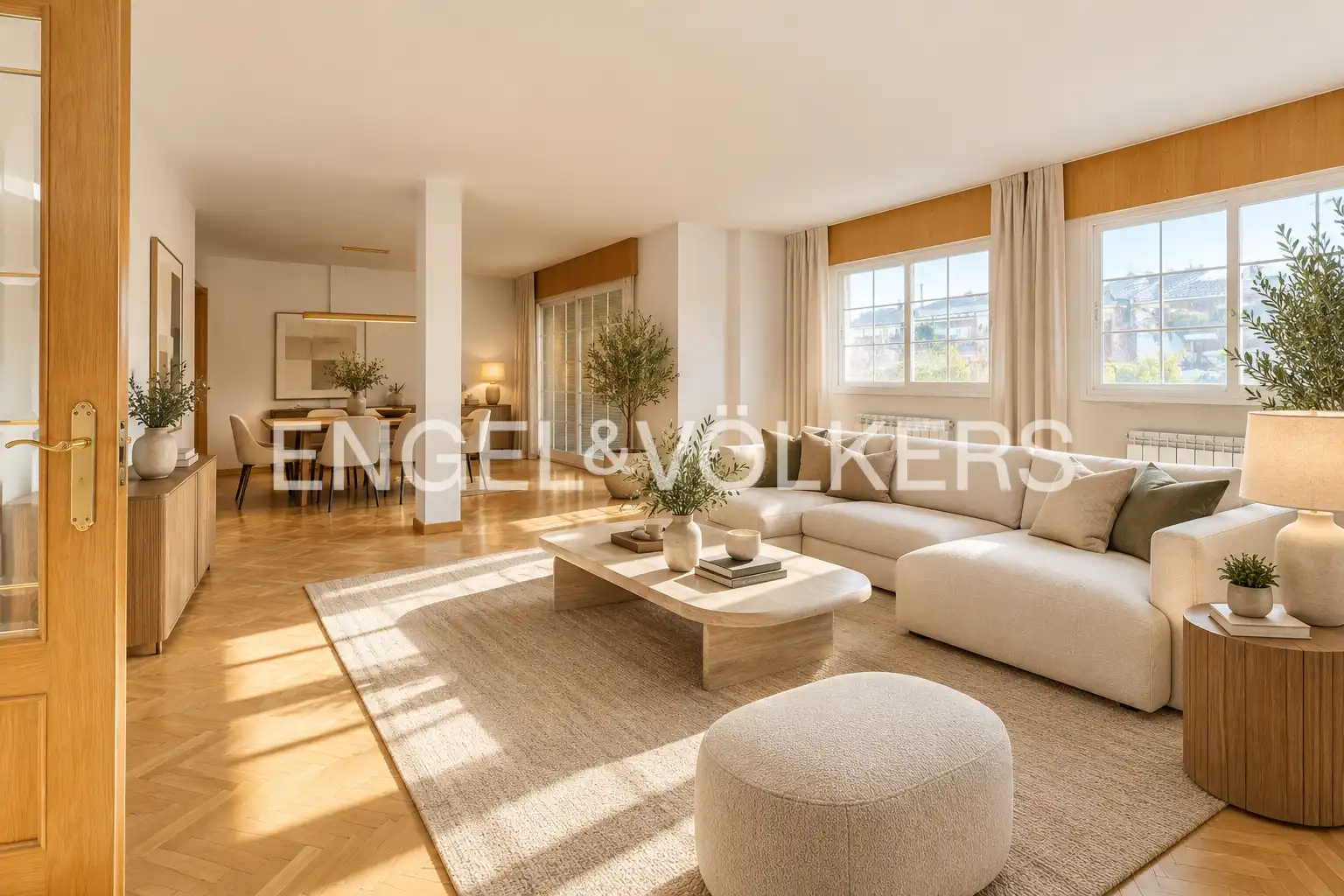 Sala de estar de Ático en venta en Coslada con Calefacción, Parquet y Terraza