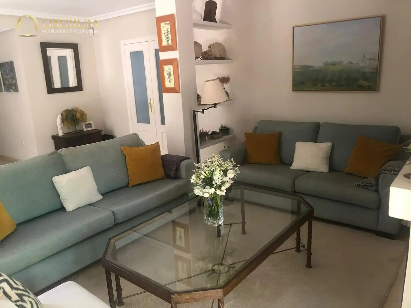 Sala de estar de Casa o chalet en venta en Mairena del Aljarafe con Aire acondicionado, Calefacción y Terraza