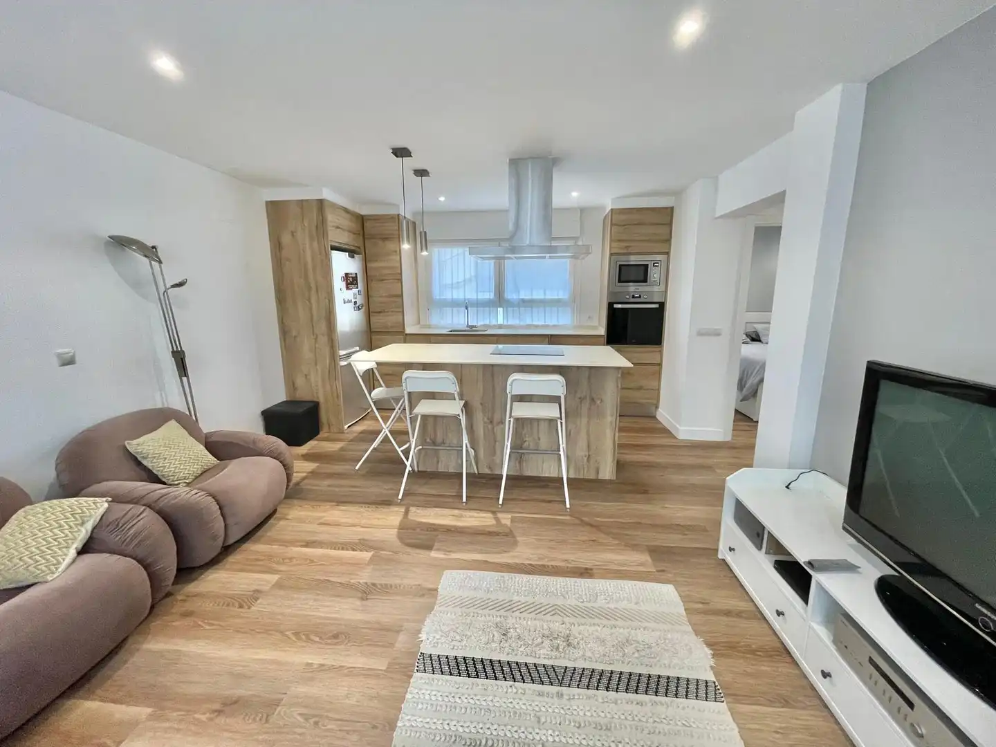 Kitchen of Flat for sale in Santurtzi   with Heating and Furnished