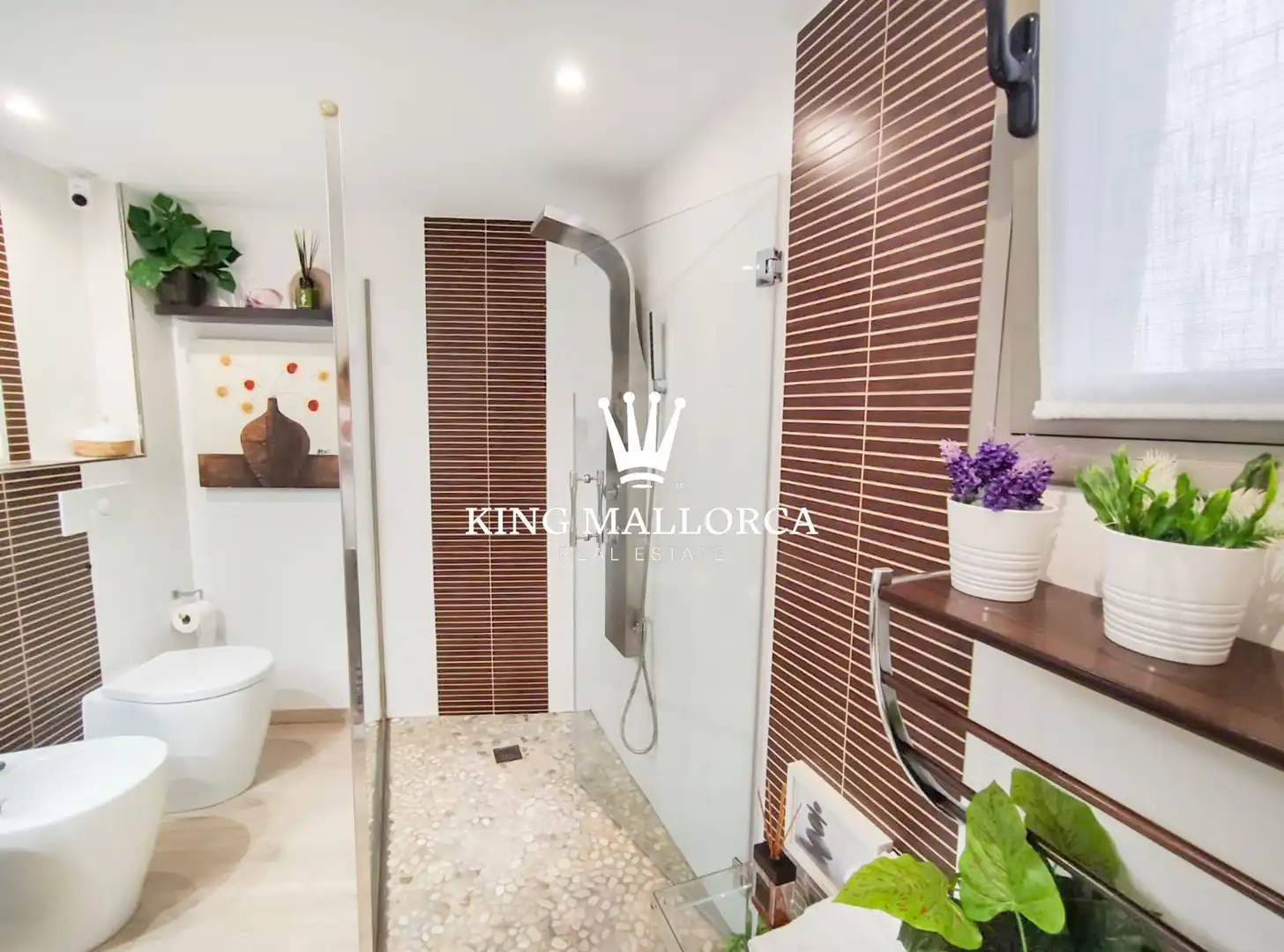 Badezimmer von Wohnungen zum Verkauf in Calvià mit Klimaanlage, Heizung und Terrasse