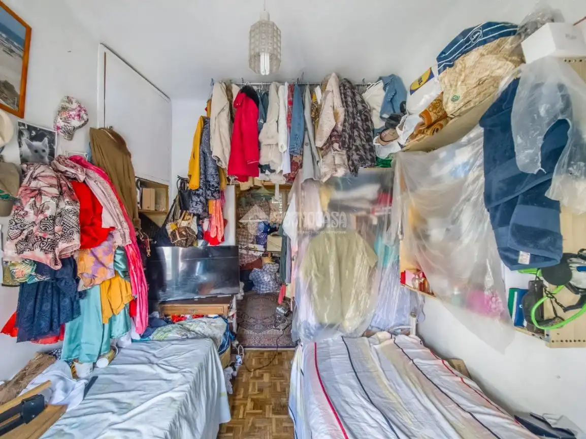 Bedroom of Flat for sale in Madrid  with Heating, Parquet flooring and Terrace
