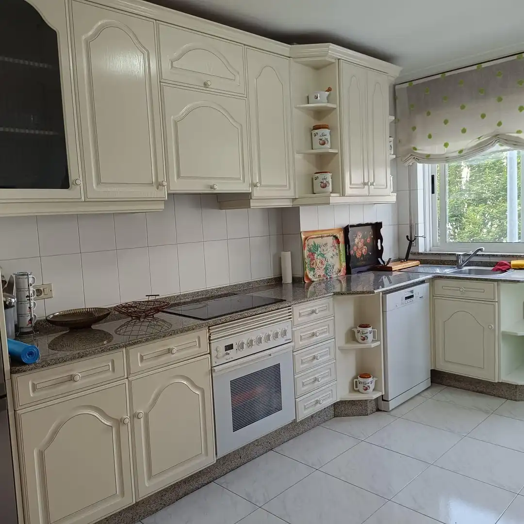 Kitchen of Flat for rent in Lugo  with Heating, Furnished and Balcony