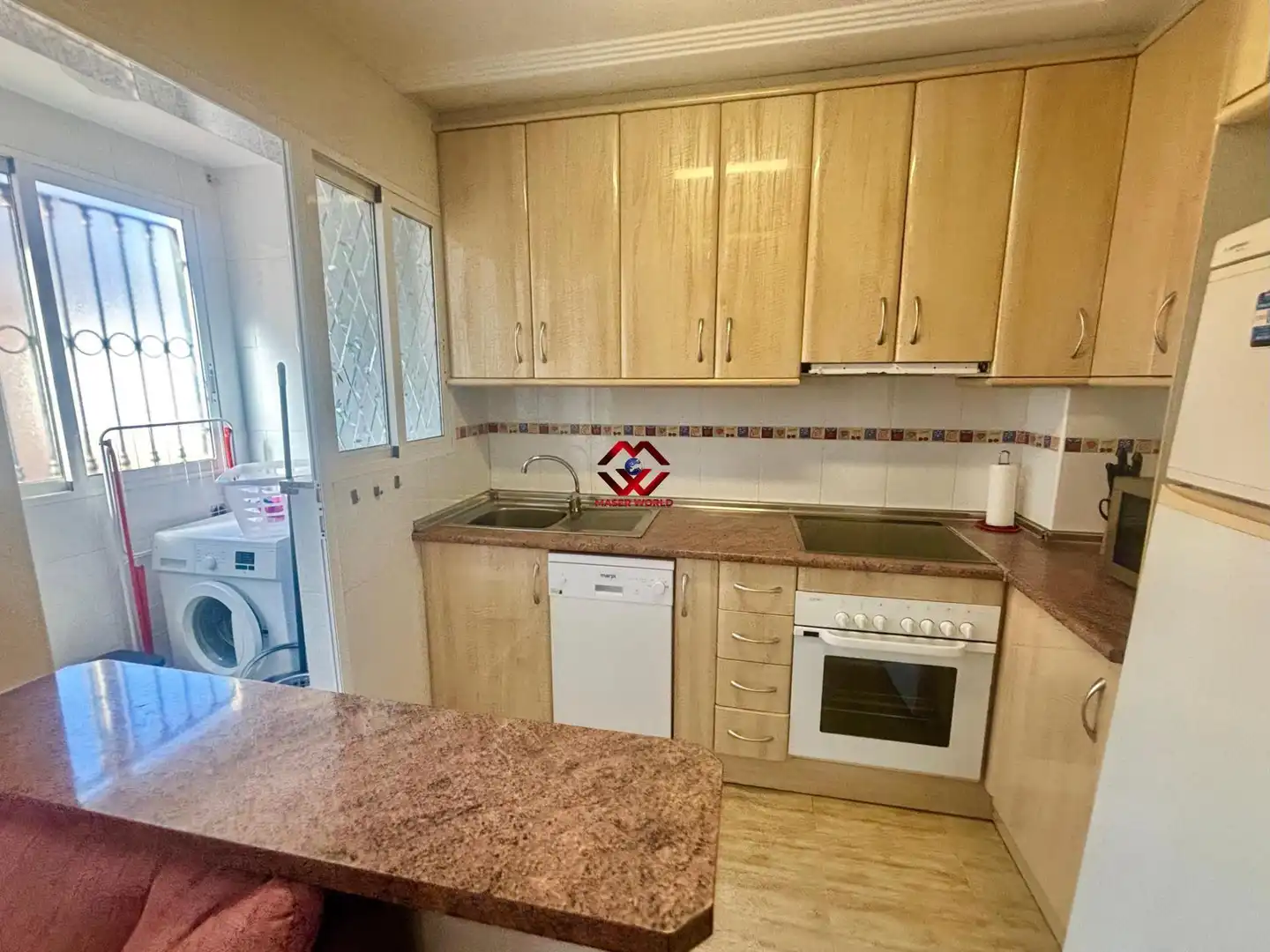 Cocina de Apartamento en venta en San Javier con Aire acondicionado, Calefacción y Trastero