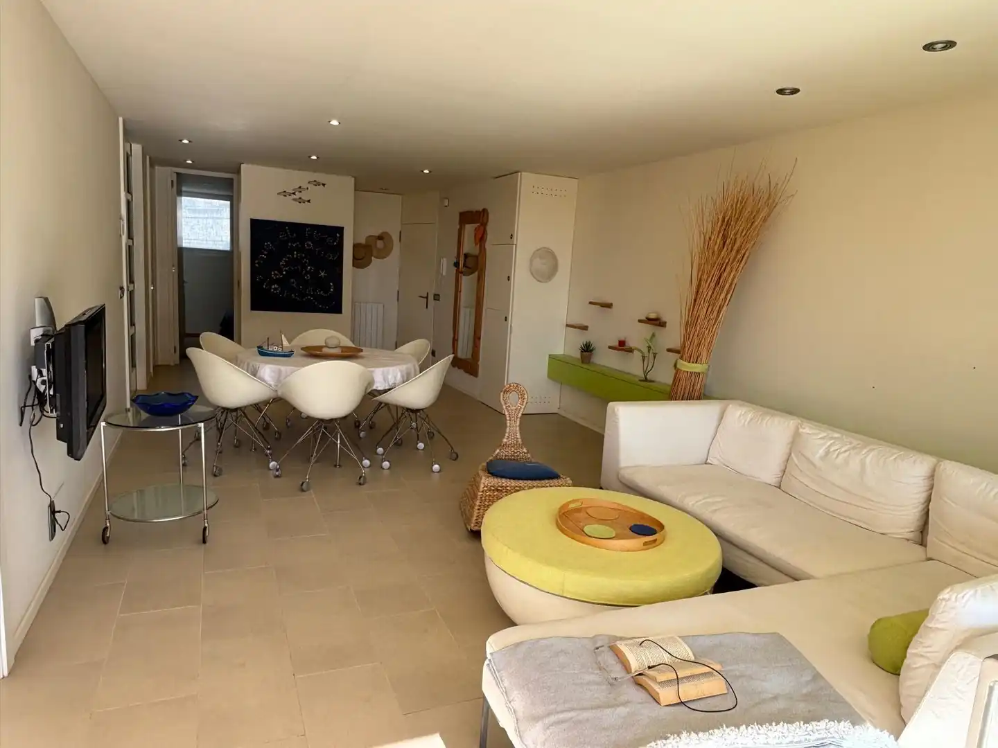 Sala de estar de Piso de alquiler en Lloret de Mar con Calefacción, Terraza y Amueblado