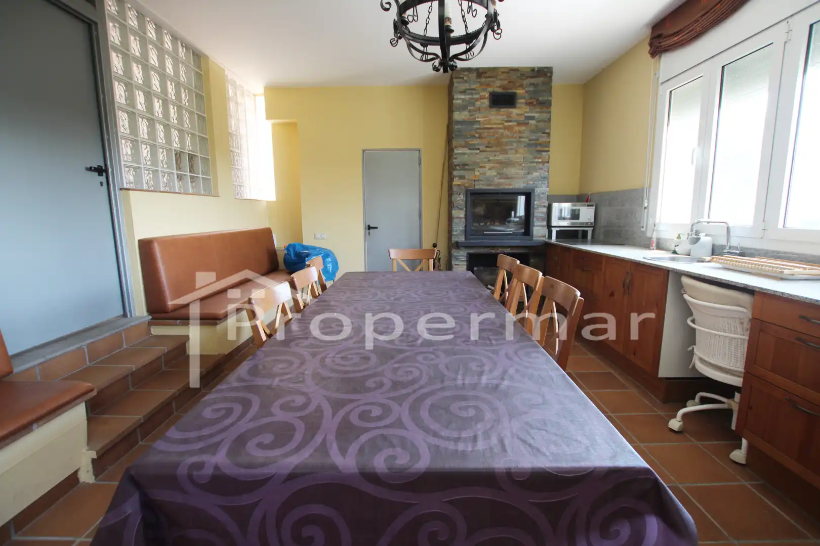 Comedor de Casa o chalet en venta en Sant Pere de Vilamajor con Calefacción, Jardín privado y Piscina