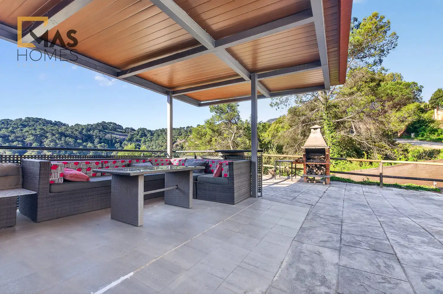 Terraza de Casa o chalet en venta en Sant Llorenç Savall con Aire acondicionado, Calefacción y Jardín privado